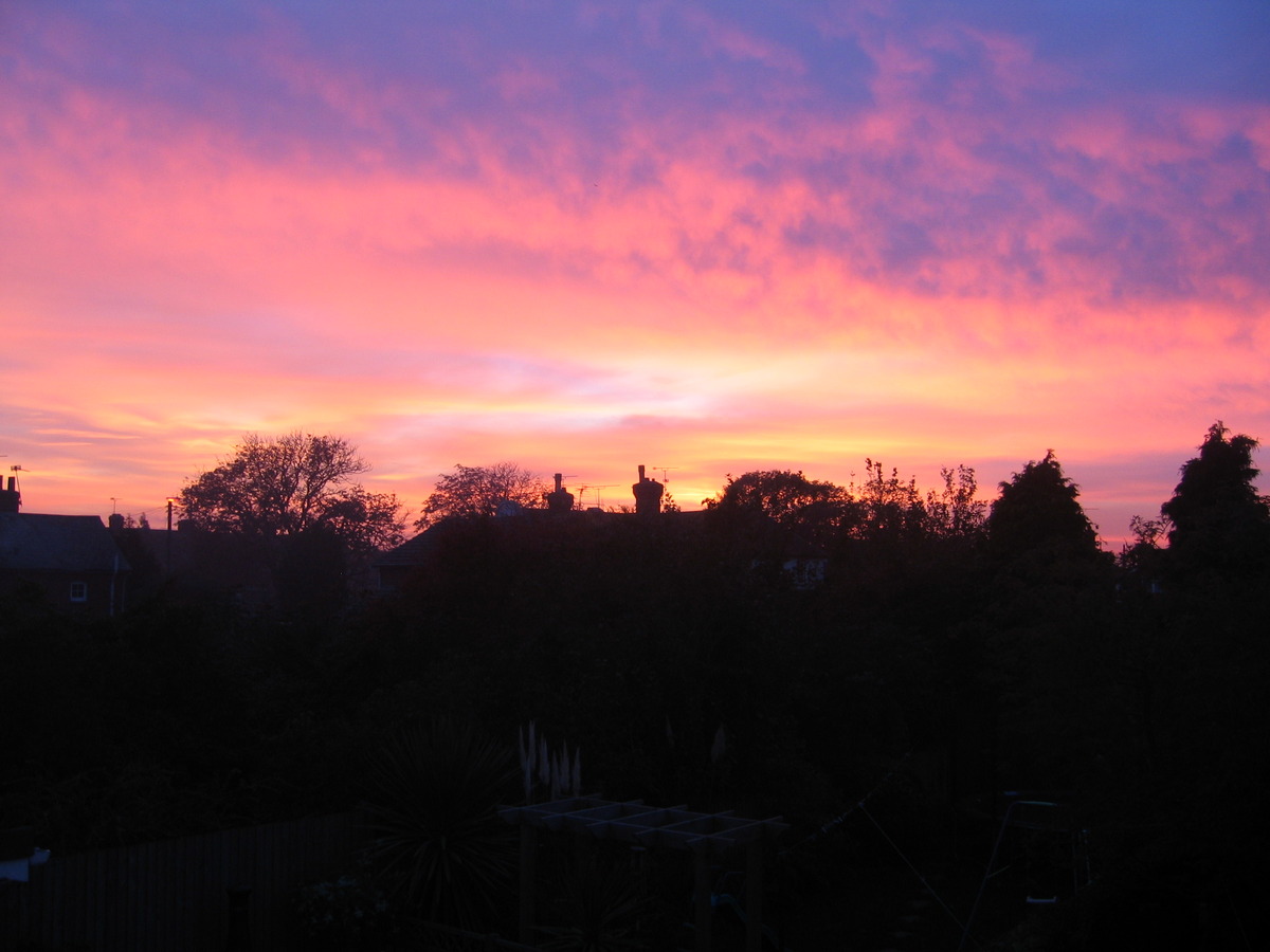 Sunset over Southminster